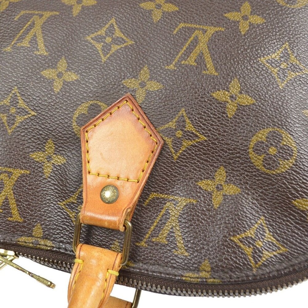 713310L Louis Vuitton Satchel Bag Alma Brown Monogram - Picture 6 of 9